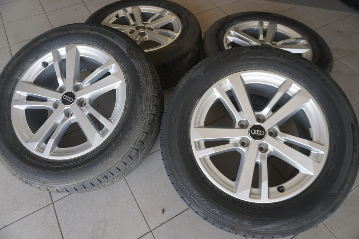 Original Audi Q3 F3 Alufelgen Sommerräder Sommerreifen 215 65 R17 99V 2018 8mm