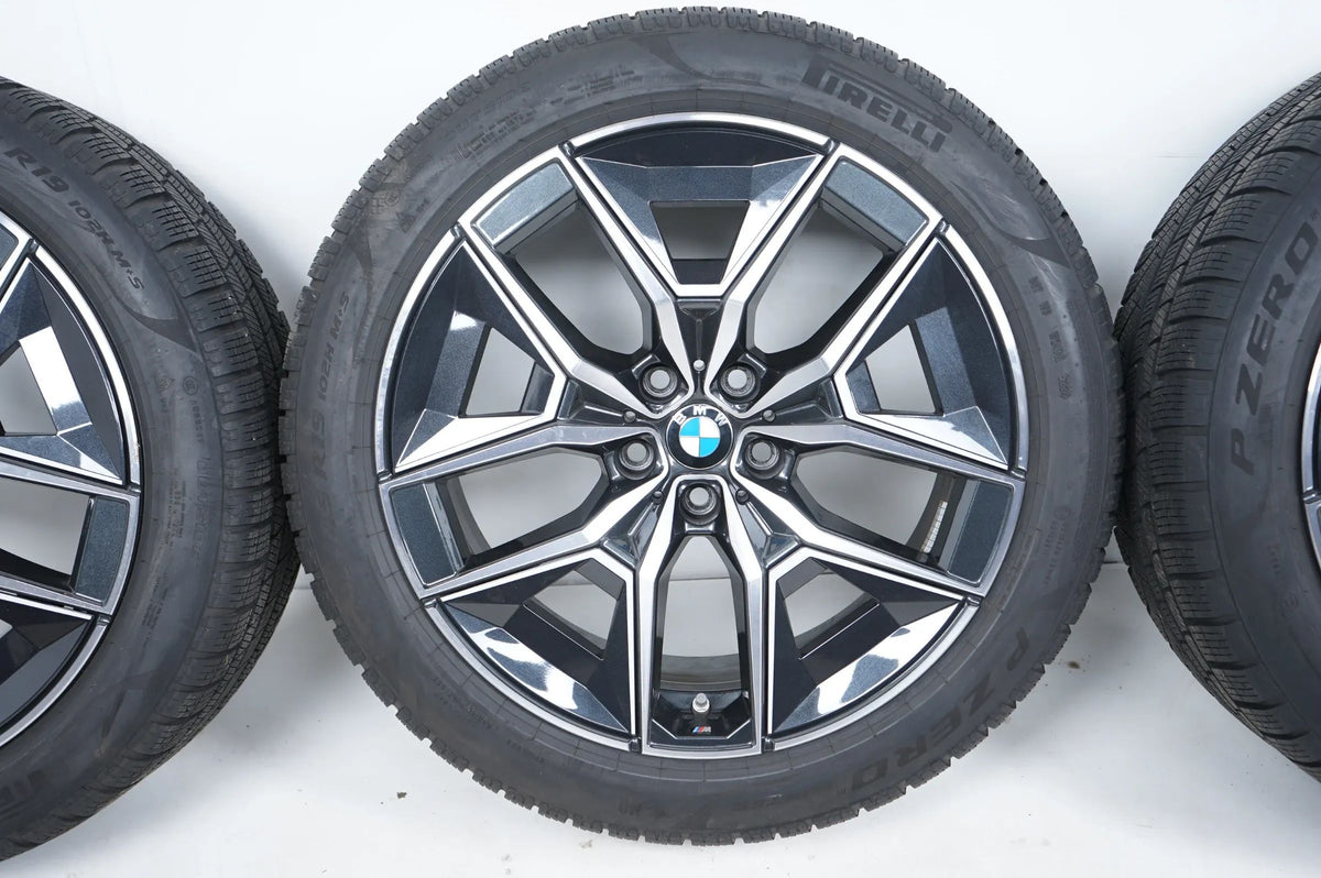Bmw 5er G60 G61 Winterräder Winterreifen Alufelgen 19 Zoll 936M 5A324E2 5A324E3 Vue détaillée 5