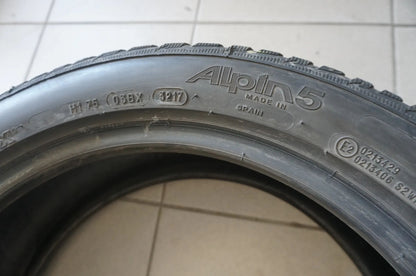 2 X 205 50 R17 93H Winterreifen Michelin Alpin 5 2017 4mm