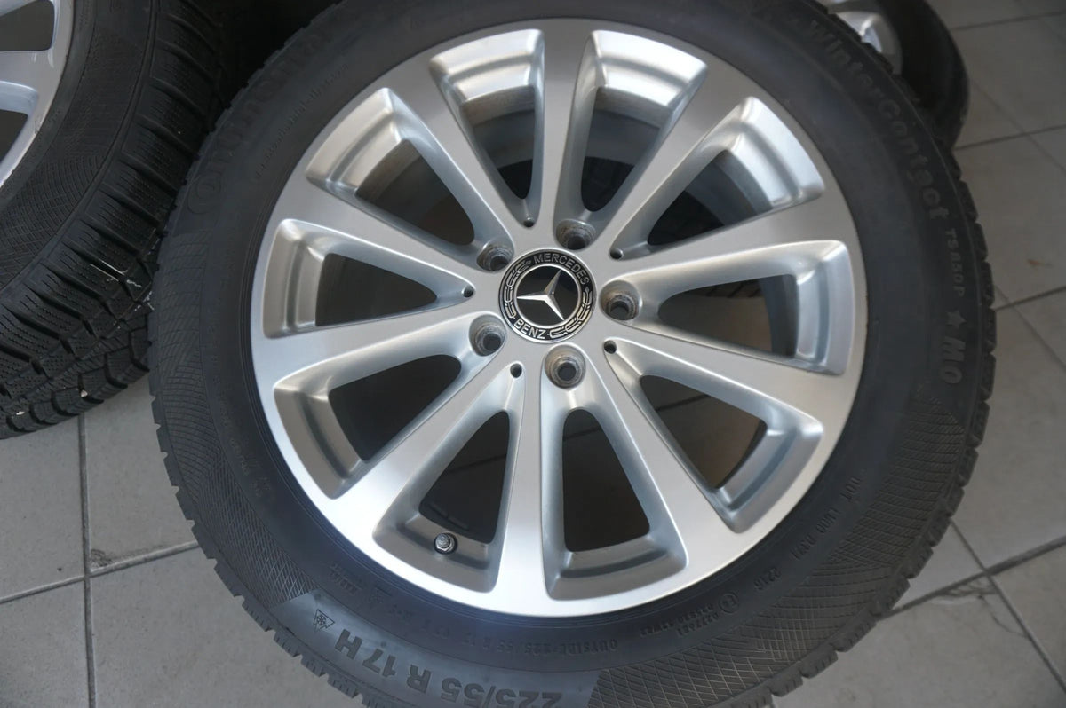 Mercedes E-Klasse W213 S213 Alufelgen Winterräder Winterreifen 225 55 R17 7mm Vue détaillée 2