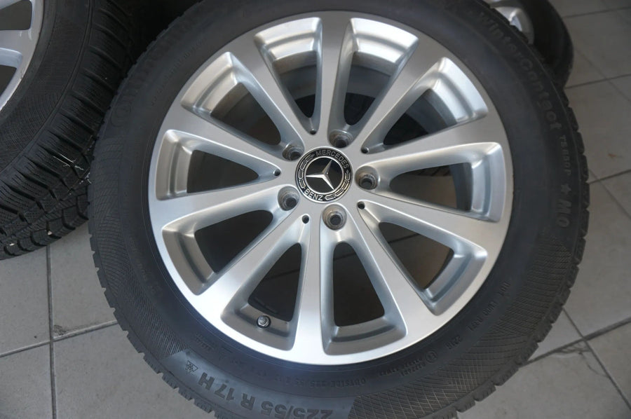 Mercedes E-Klasse W213 S213 Alufelgen Winterräder Winterreifen 225 55 R17 7mm