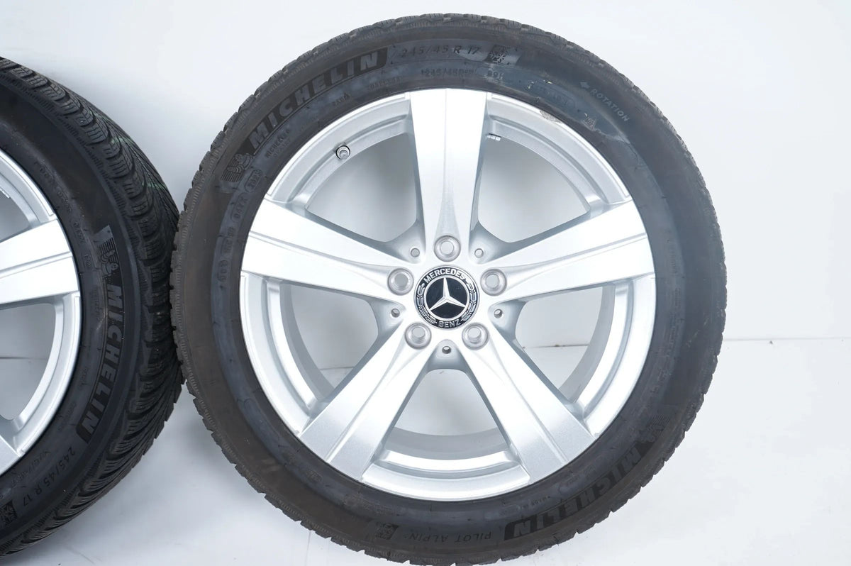 Mercedes C Klasse Hybrid W206 Winterreifen Winterräder 17 Zoll Detailansicht 6
