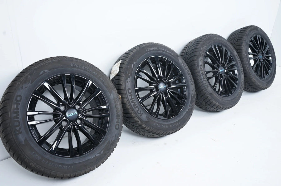 KIA inconnu roues d'hiver pneus d'hiver 175 65 14 pouces 4 trous