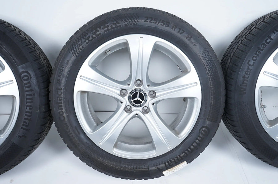 Mercedes E Class W213 Winter Wheels Winter Tires 225 55 17 Inch