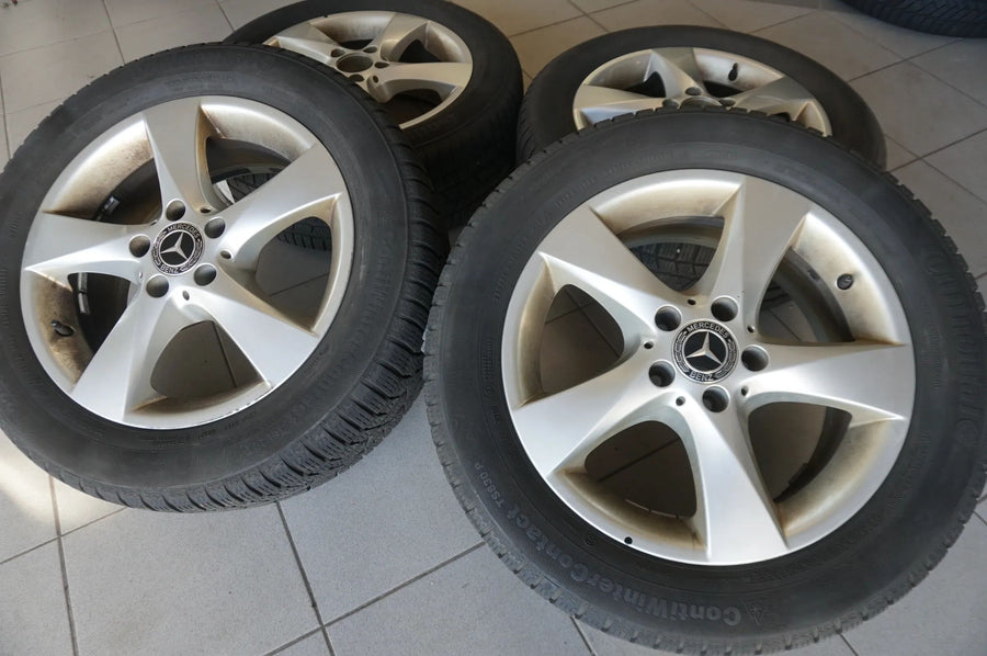 Original Mercedes V-Class Vito W447 Alloy Wheels Winter Tires 225 55 R17 Inch 6mm