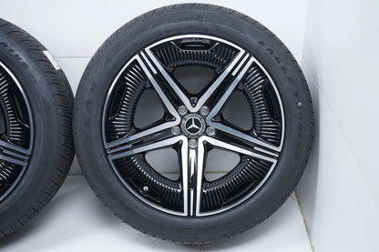 New Mercedes EQS V297 W297 summer wheels, all-weather tires, 20 inch