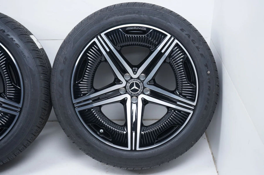 New Mercedes EQS V297 W297 summer wheels, all-weather tires, 20 inch