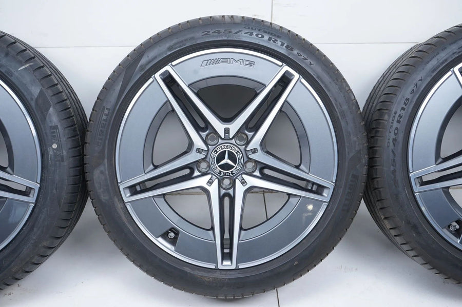Mercedes C Class W206 summer tires, summer wheels AMG 18 inch