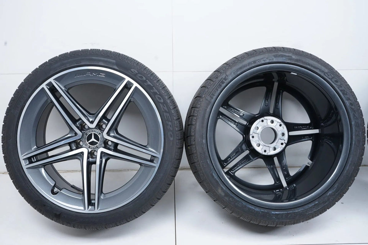 Mercedes C63 Coupe AMG W205 Winter Tires Winter Wheels 19 Inch Detailansicht 19