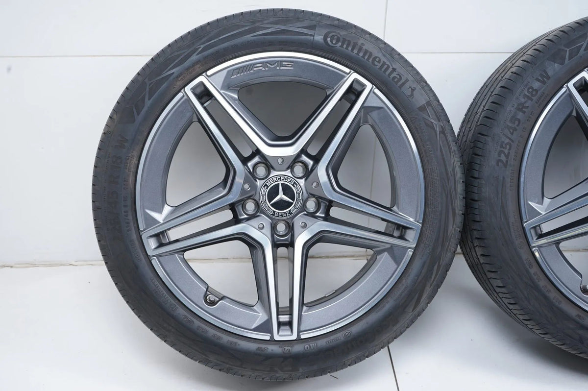 Mercedes A-Class W177 CLA C118 TOP 18-inch AMG Alloy Wheels Summer Tires 225 45 R18 Detailansicht 3