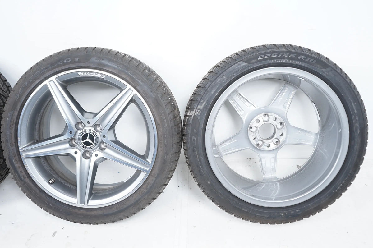 Mercedes C Klasse W205 AMG Winterreifen Winterräder 18 Zoll 7mm Detailansicht 20