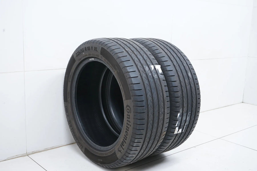 2 x Sommerreifen Continental 225 55 18 Zoll DOT22  ca. 4 mm