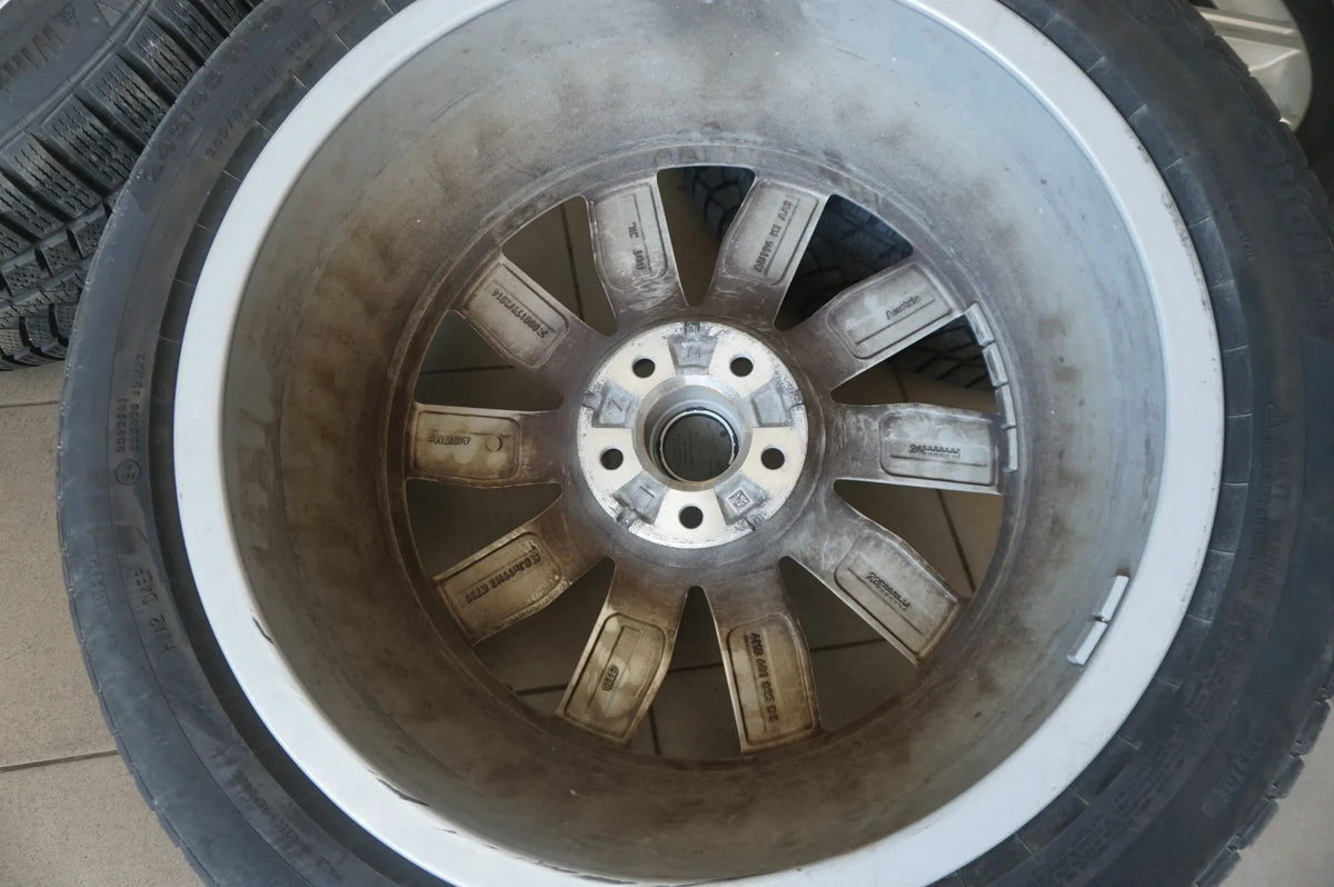 Original Audi A6 C8 4K A4 F2 Alufelgen Winterräder Winterreifen 245 45 R19 7mm Detailansicht 7