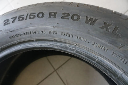 1 X 275 50 R20 113W Sommerreifen Continental ContiSportContact 5 MO 2020 7mm