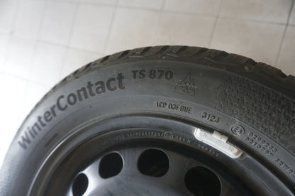 Skoda Scala Winterradsatz Winterräder Conti Winterreifen 205 55 R16 91H 2024 8mm