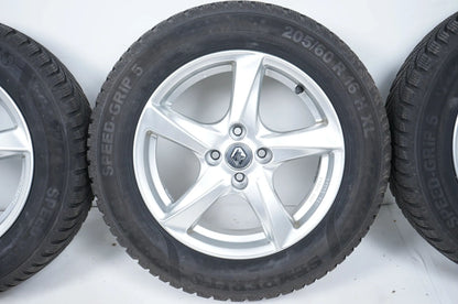 Renault Captur zimní kola zimní pneumatiky 205 60 16 palců 8mm