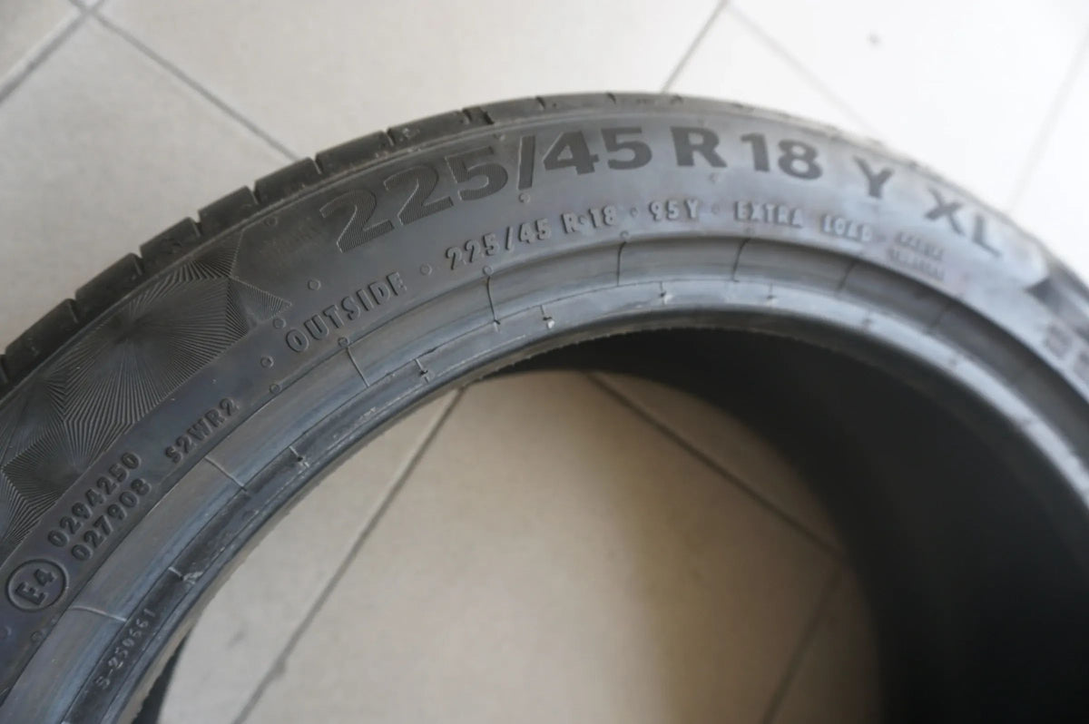 1 X 225 45 R18 95Y Sommerreifen Continental PremiumContact 6 2020 6mm Detailansicht 3