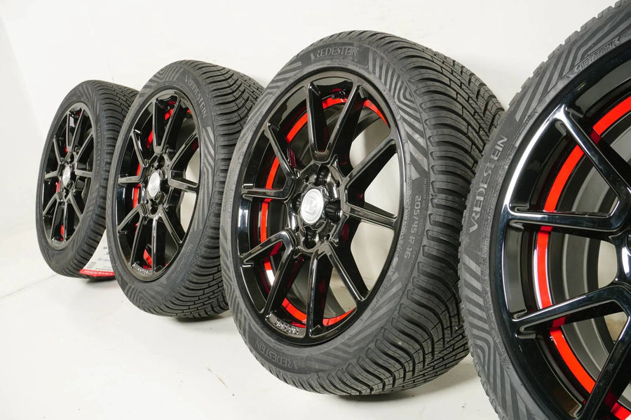 Cerchi in lega originali Smart EQ W453 Brabus 16 pollici, pneumatici quattro stagioni Allseason NUOVI