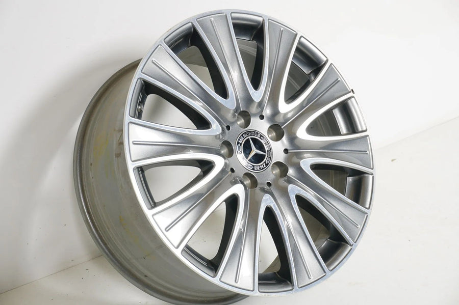 1 x cerchio in lega Mercedes Classe S W222 da 18 pollici A2224010902 8J