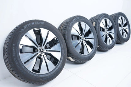 Original Mercedes EQC TOP 19 inch alloy wheels summer tires 235 55 255 50 R19 7mm