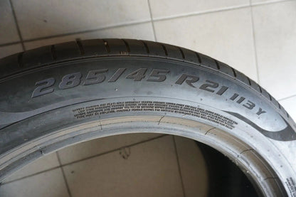 1 X 285 45 R21 113Y Sommerreifen Pirelli P Zero PZero * RSC RFT 2018 6mm