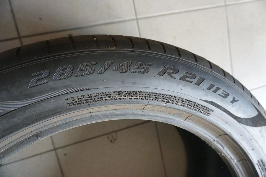 1 X 285 45 R21 113Y Sommerreifen Pirelli P Zero PZero * RSC RFT 2018 6mm