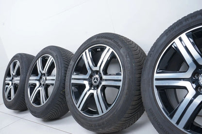 Original Mercedes GLC X253 C253 19 inch alloy wheels all-weather tires 235 55 R19