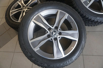 Jantes aluminium d'origine Mercedes Classe C W205 Roues hiver Pneus hiver 225 50 R17