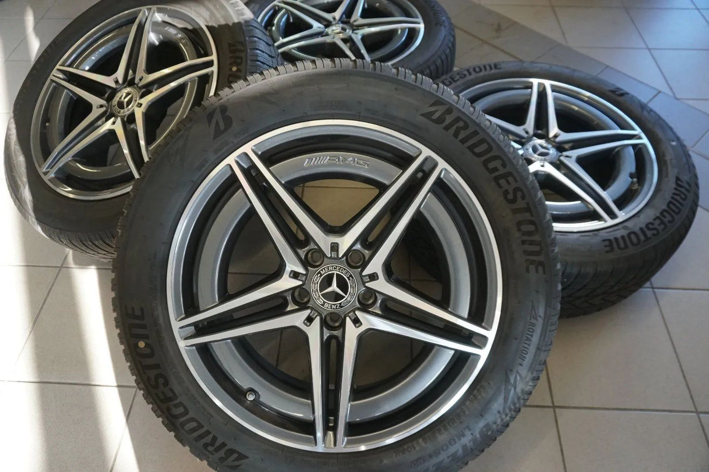 Mercedes EQC N293 TOP AMG Alloy Wheels Winter Wheels Winter Tires 235 55 R19 6.5mm