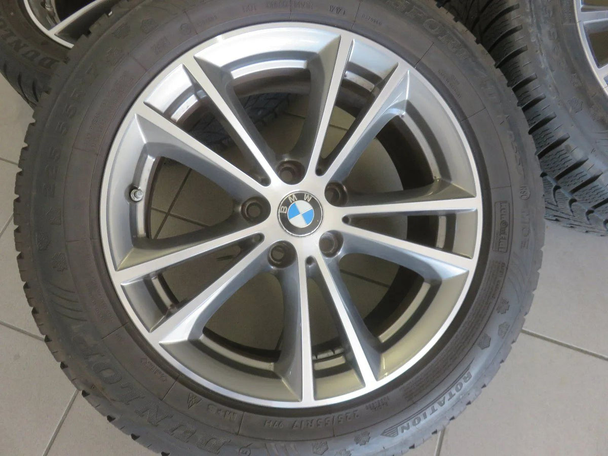 Original BMW 5er G30 G31 Alufelgen Winterräder Winterreifen 225 55 R17 6mm Detailansicht 3