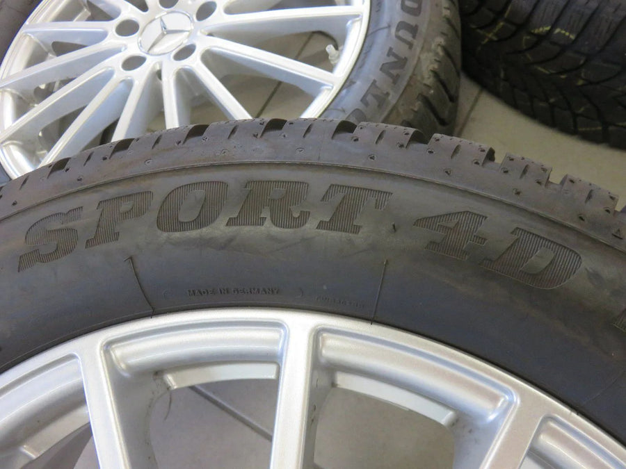 Cerchi in lega originali Mercedes GLA X156, ruote invernali, pneumatici invernali 215 55 R18 pollici 7 mm