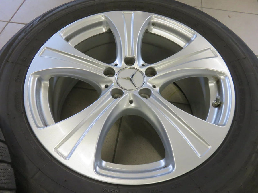Jantes alu originales 18 pouces Mercedes GLC X253 W253 C253 Pneus hiver Roues complètes hiver