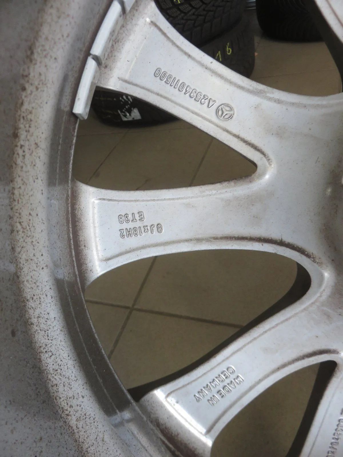 Jantes en aluminium de 18 pouces d'origine Mercedes GLC W253 X253 C253 avec pneus hiver Detailansicht 6