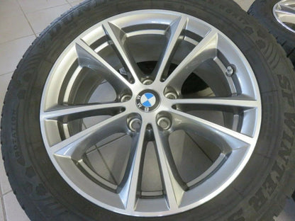Jantes alliage d'origine BMW Série 5 G30 G31 17 pouces 631 6863417 Jantes complètes hiver Pneus hiver