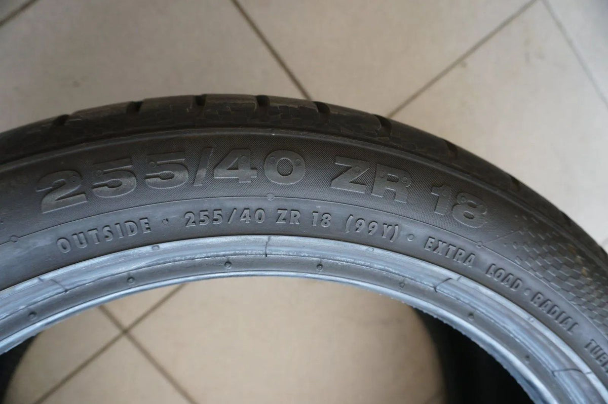 2 X 255 40 R18 ZR18 99Y Sommerreifen Continental ContiSportContact 3 MO 7mm 2023 Detailansicht 4