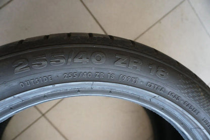 2 X 255 40 R18 ZR18 99Y Sommerreifen Continental ContiSportContact 3 MO 7mm 2023