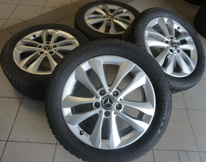 Jantes alliage d'origine Mercedes Classe C W205 S205 Pneus hiver 225 50 R17 pouces 7mm