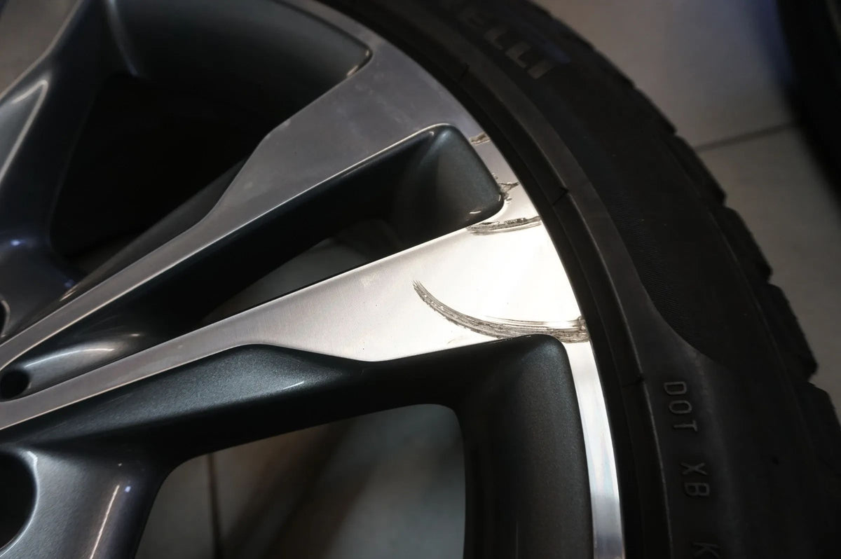 Original Mercedes C-Class W205 S205 18 inch Alloy Wheels Winter Wheels Winter Tires Detailansicht 4