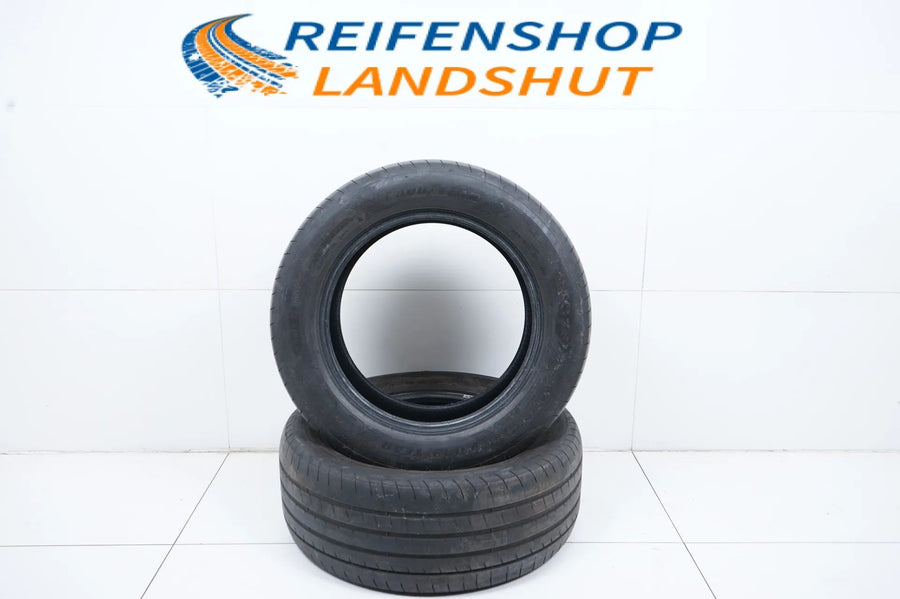 2 pneus été Goodyear 255/55/18 pouces DOT21, profondeur de sculpture d'environ 4 mm.