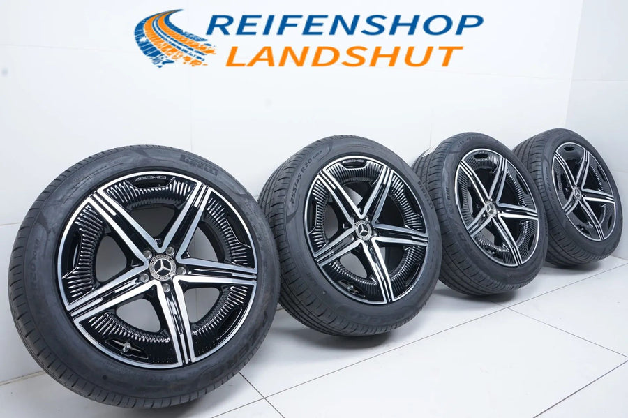New Mercedes EQS V297 W297 summer wheels, summer tires, 20 inch