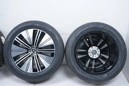 Genuine Mercedes EQS V297 19 inch alloy wheels summer tires DEMO 8mm 235 55 R19