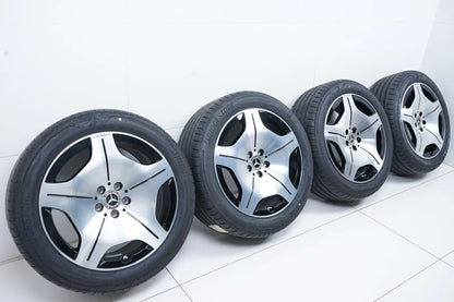 Original Mercedes S-Klasse W223 V223 Maybach Alufelgen mit neuen Allwetterreifen 255 45 R19