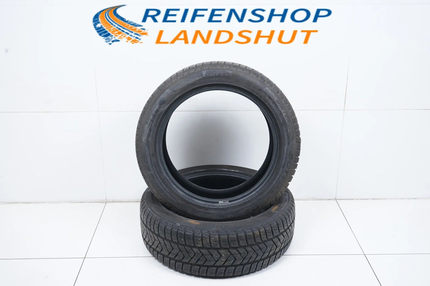 2 x Winter tires 215 55 18 inch Pirelli approx. 5 mm tread depth DOT15 MO