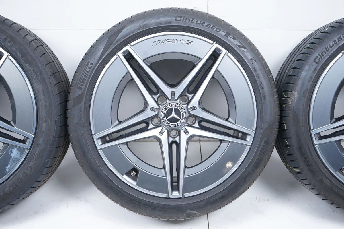 Mercedes C Class W206 summer tires, summer wheels AMG 18 inch Detailansicht 6