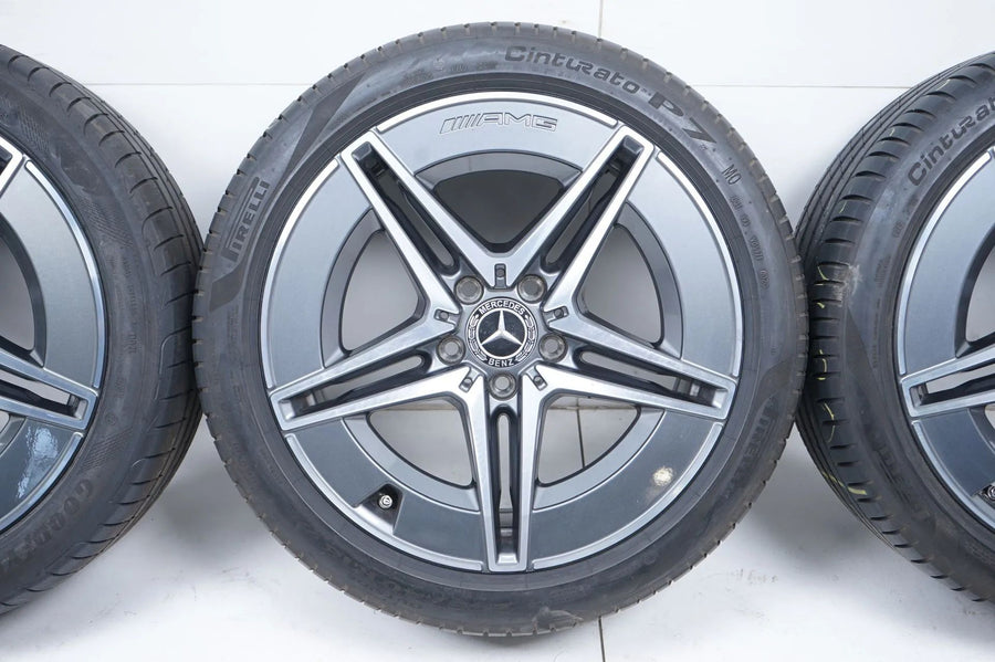 Mercedes C Class W206 summer tires, summer wheels AMG 18 inch