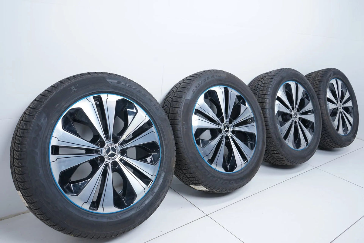 Original Mercedes EQC N293 19 inch alloy wheels winter tires 235 55 255 50 R19 7mm Detailansicht 2