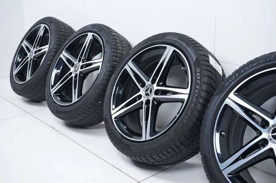 Mercedes AB Class W177 winter wheels, winter tires 225 45 18 inch