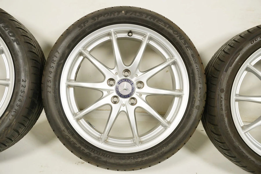 Mercedes Classe A B CLA W246 W117 ruote estive 225 45 17 pollici
