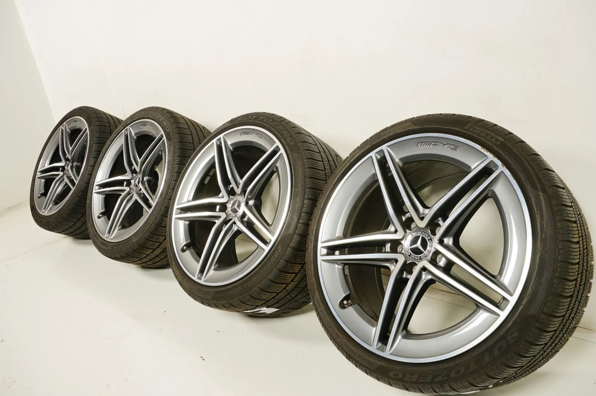 Mercedes C63 Coupe AMG W205 Winter Tires Winter Wheels 19 Inch Detailansicht 11