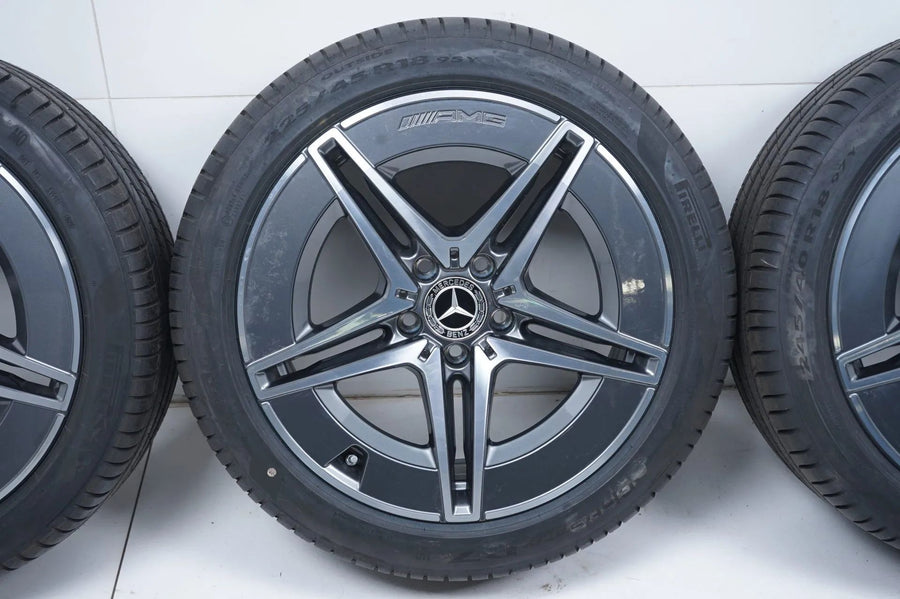 Mercedes C Class W206 summer tires, summer wheels AMG 18 inch